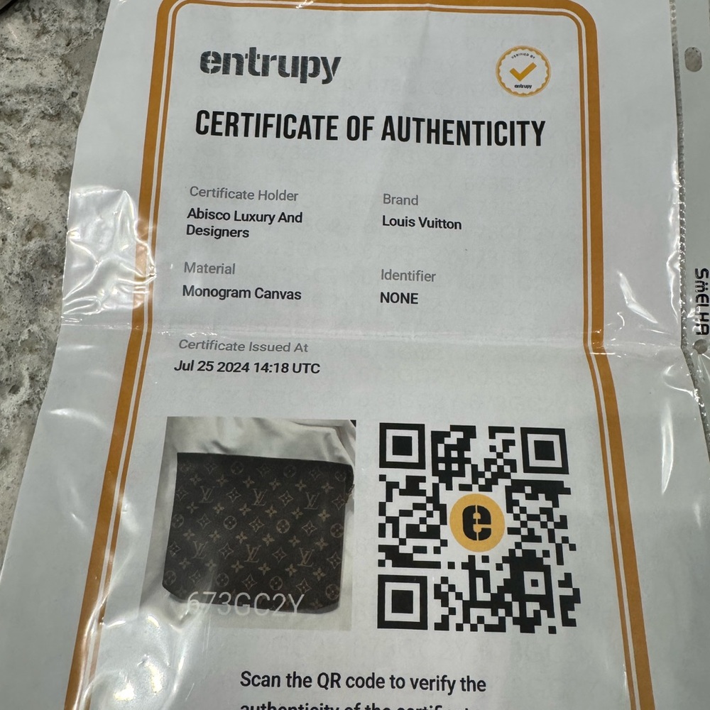 Authentic Louis Vuitton Monogram Cosmetic Clutch Bag - Picture 6 of 6